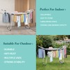 YUBELLES Clothes Drying Rack, Gullwing Laundry Rack, Collapsible, Space-Saving Laundry