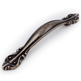 10-Pack Cabinet Hardware Handle Pull - Antique Bronze, 3" (76mm) Hole Centers, PW8803AQ76