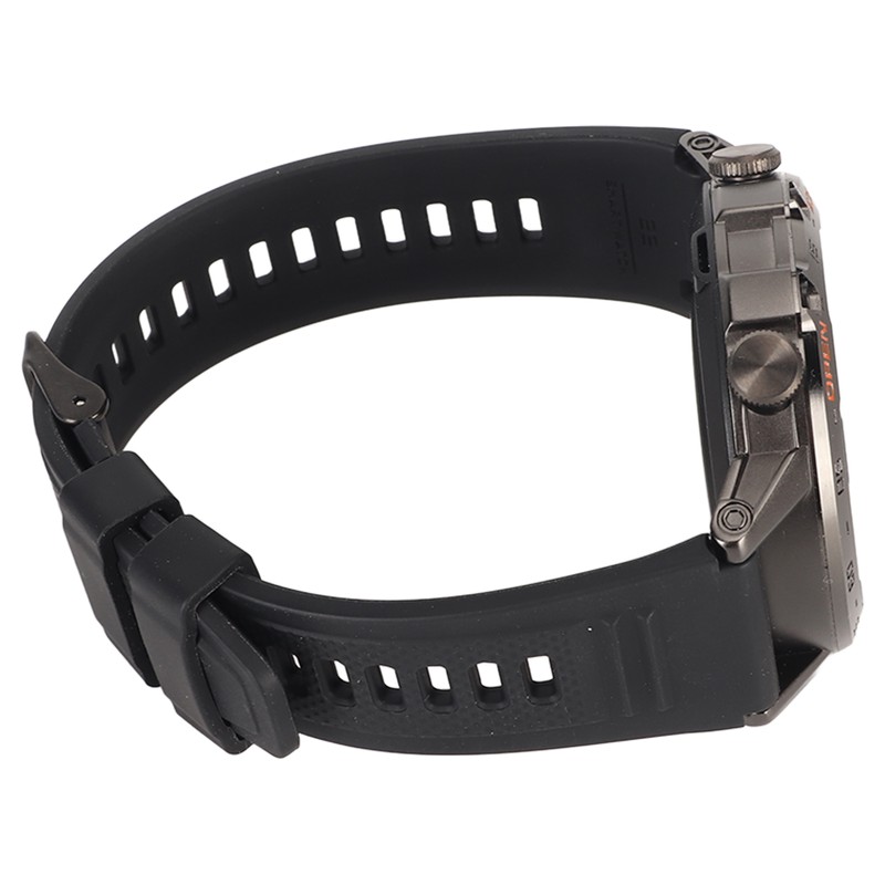 Black Outdoor Smartwatch with Speaker Waterproof Dustproof LCD Bluetooth Intelligent