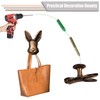 EIiegh Rabbit Coat Hooks, Creative Animal Wall Hook, Decorative Wall