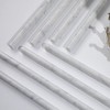 Lovdeco Carrara White 1/2" X 12" Marble Pencil Liner Tile,