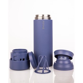 FORME - OG Classic Shaker, 500ml + 35g Stainless Steel Protein Shaker, Double Walled Vacuum Insulated, Cold and Hot Drinks, Silent & Leak Proof, Fits Most Cup Holders (Slate Blue)