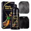 Shampoo Tinte Instantneo Cubre Canas Negro 500ml