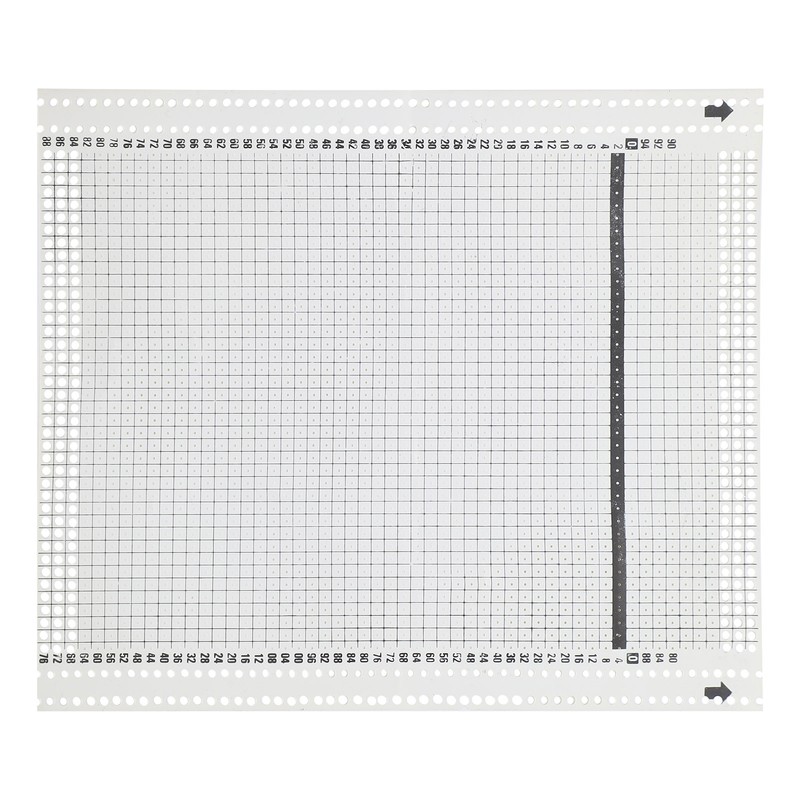 50Pcs Knitting Machine Blank Card Pre Punched Professional Spare Parts