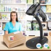 Wireless 1D 2D Barcode Scanner with Stand, NetumScan Portable Automatic