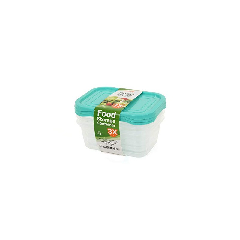 Mintra Home Storage Containers (Teal) - 1.3L