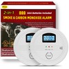 2 Pack Combination Smoke Detector and Carbon Monoxide Detectors with