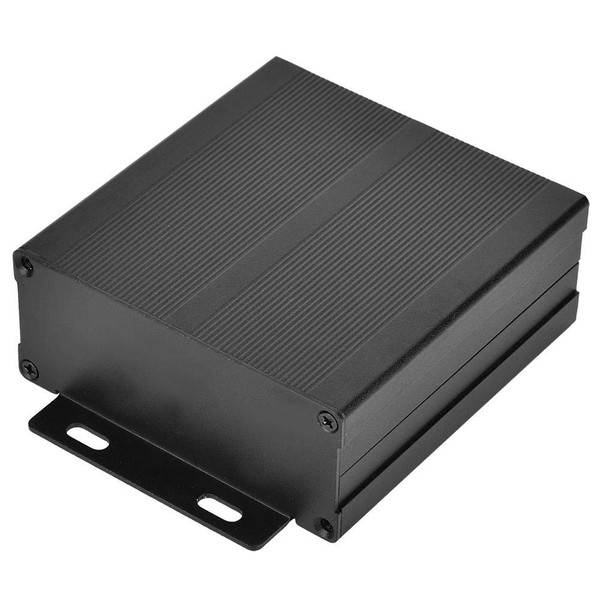 Aluminium Electronic Project Box PCB Board Circuit Board Cooling Box Sand Oxidation Black 40 x 97 x 100 mm