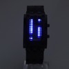 LED Watch Unique Binary Time Mode Display Convex Arc Structure