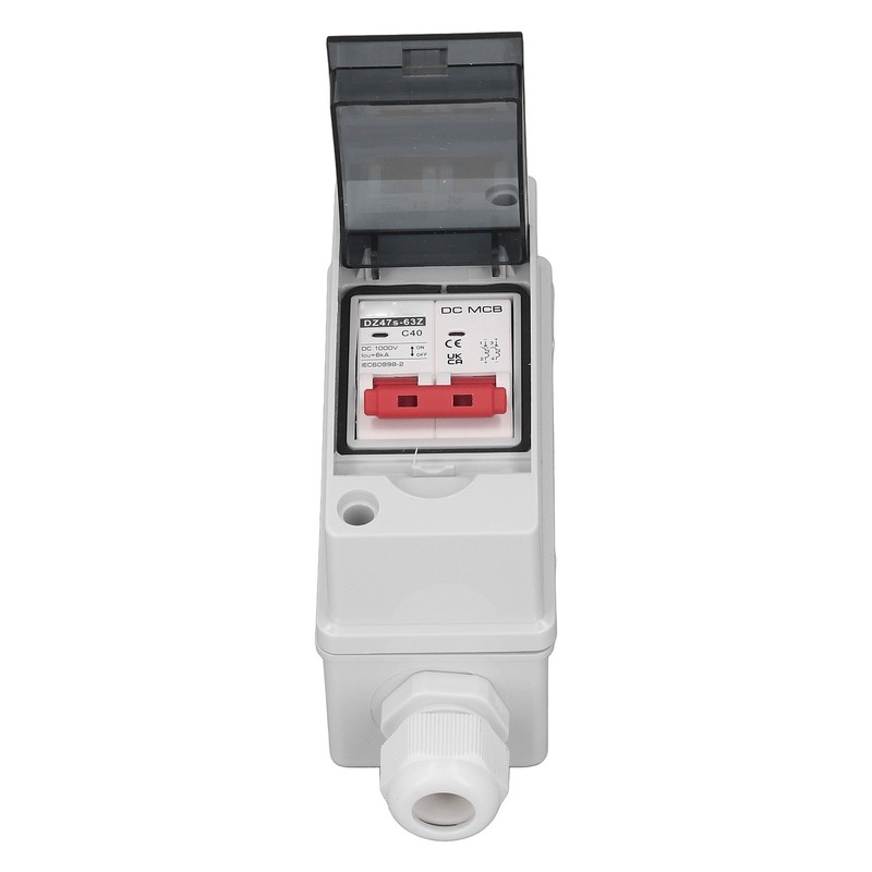 DC Circuit Breaker 2P 40A IP65 Waterproof 6KA Breaking Capacity
