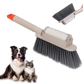 2-in-1 Bed Multi Functional Lint Roller and Brush for Bed,Floors, Carpets, Cars, Clothing, Pet Hair, Dust & Hair Removal