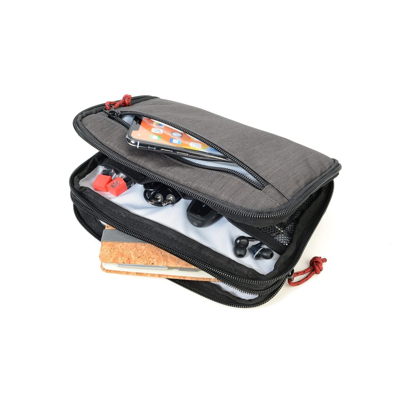 Troika Business Tech BBG64/GY Pouch 2 Cable Bag for Electronic