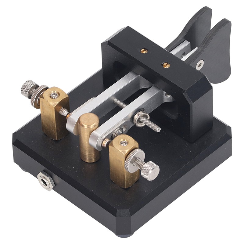 Morse Code Key Double Paddle Automatic CW Shortwave Telegram Tapper