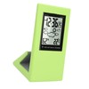 Weather Forcast Clock Solar Battery Powered Square LCD Display Timing