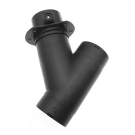 75mm Parking Heater 3 Way Air Ducting Elbow Pipe, ZDHQLHJ Y Shape Duct Connector with Closeable Open Regulating Valve, Air Vent Duct Hose Exhaust Pipe for Webasto Eberspacher Diesel Parking Heater