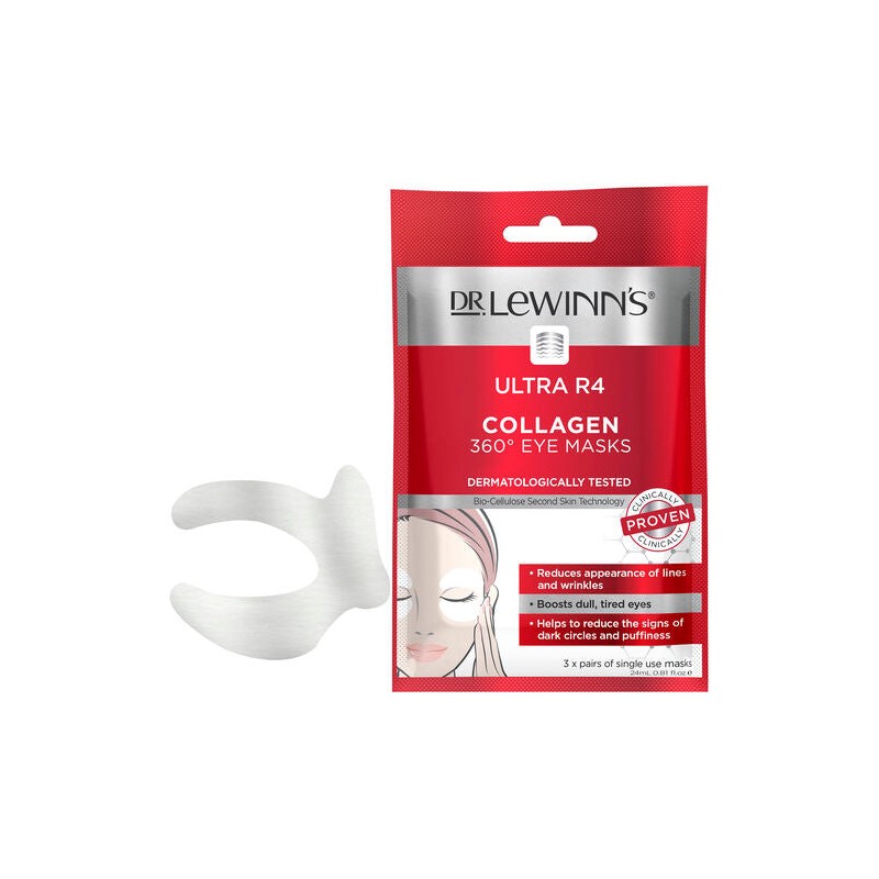 Dr. LeWinn's Plump + Lift Collagen Plumping Eye Mask 3Pc