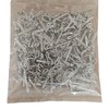 100 Pack Metal Curtain Header Tape Drapery Hooks, Silver