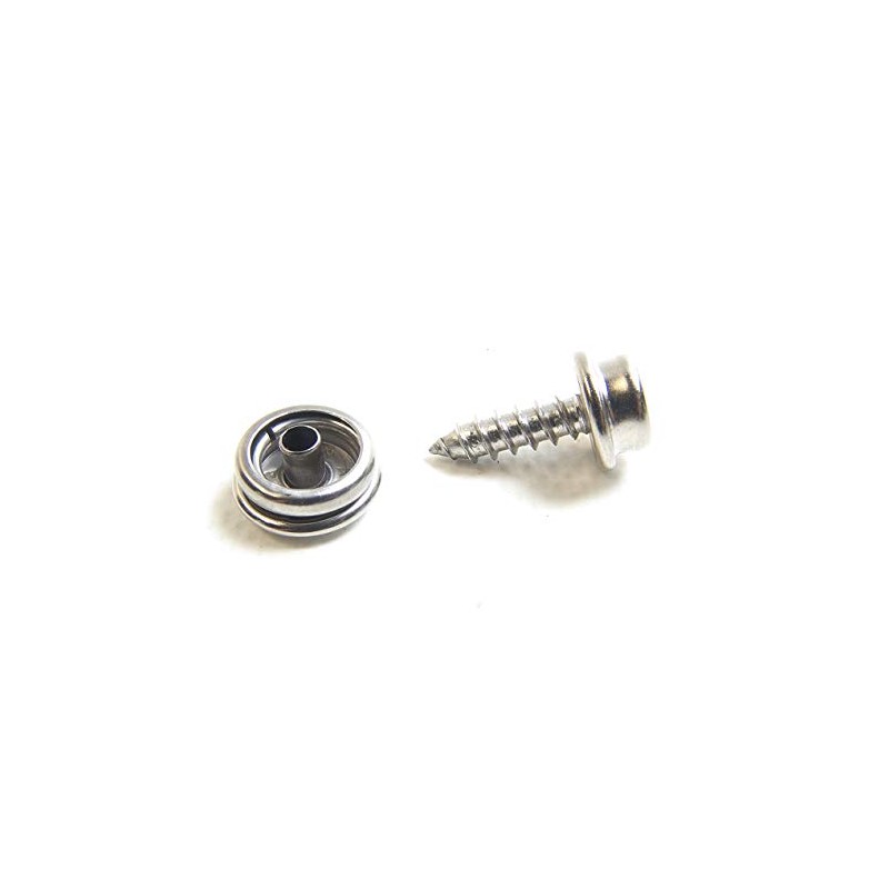 Snap Cap & Socket, Stainless Steel w/ 5/8" #10 Oversize