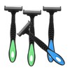 FOMIYES 4pcs Portable Razor for Men for Hair Removal Lightweight