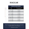 Haggar Men's Reversible Belt Dress and Casual, White/Black, Small, white/black