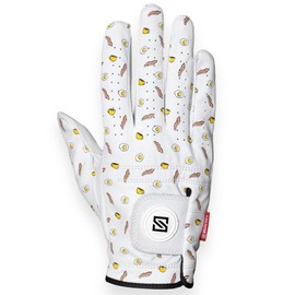 SKIVE Golf Premium Golf Glove | 100% AAA Cabretta Leather | Funny Golf Gloves | Serious Feel & Performance | Golf Gloves Left Handed Golfer