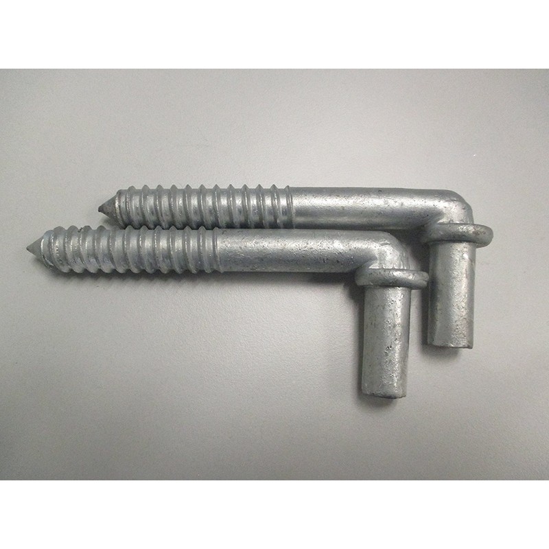 Lag Screw Style 2 Pc Pack Chain Link Gate Hinge