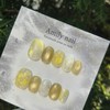  Lemon [Handmade Nail Tip] Emily Nail - Almond /