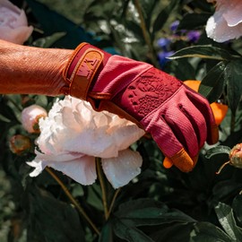 Wells Lamont Women's High Dexterity Breathable Work and Gardening Gloves, Pink, Medium (7759M-700)