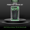 SWANLAKE 20PCS Power Nut Driver Set for Impact Drill, 1/4”