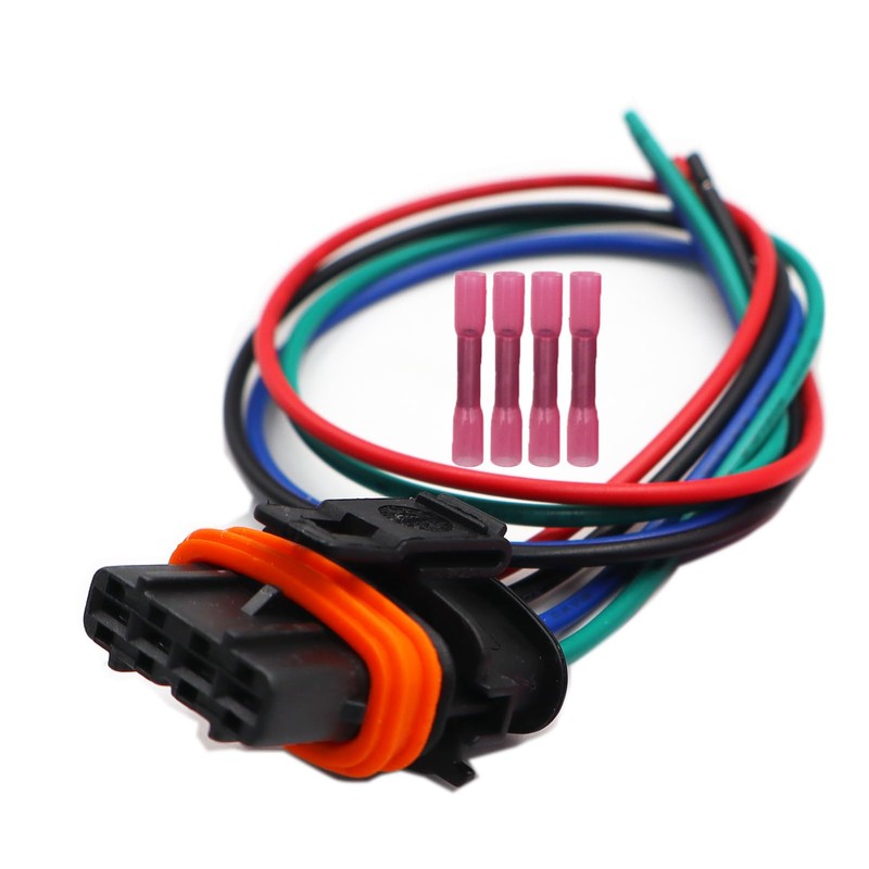 Set of 5 Electrical Ignition Coil Connector Plug Harness Compatible