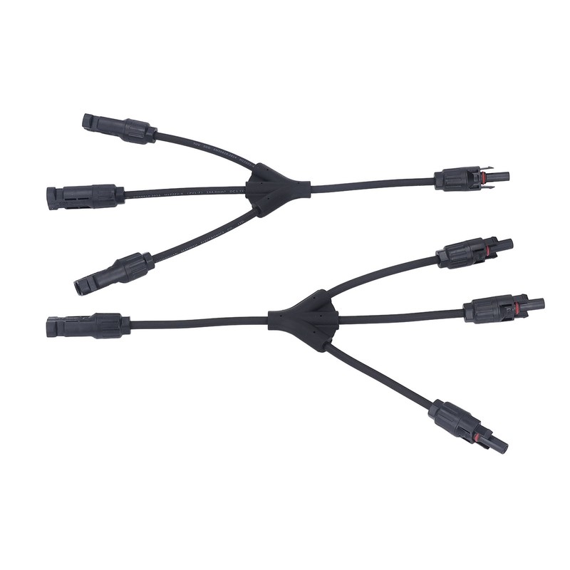 One Pair Solar Panel Connector 3 to 1 Y Branch