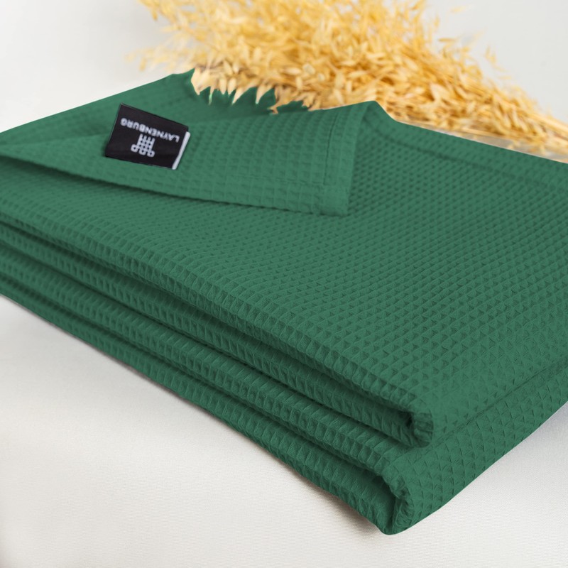 LAYNENBURG Premium Bedspread, 150 x 200 cm, Waffle Piqué, 100%
