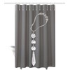 Yapicoco Shower Curtain Hooks Rings for Bathroom, 12PCS Gemstone Crystal