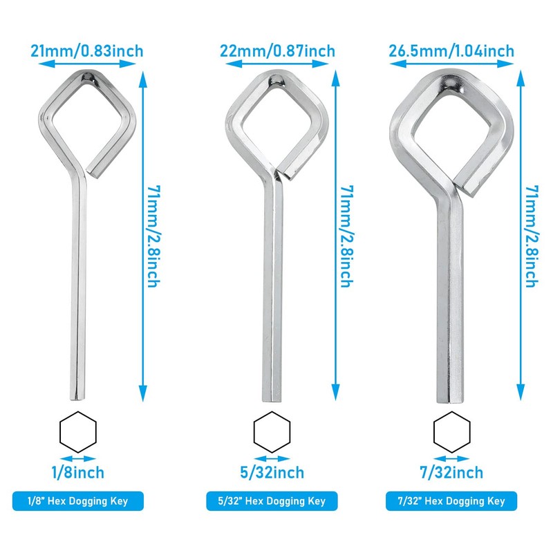 JianLing 1 Set Rhombus Allen Wrench Set Allen Wrench Door