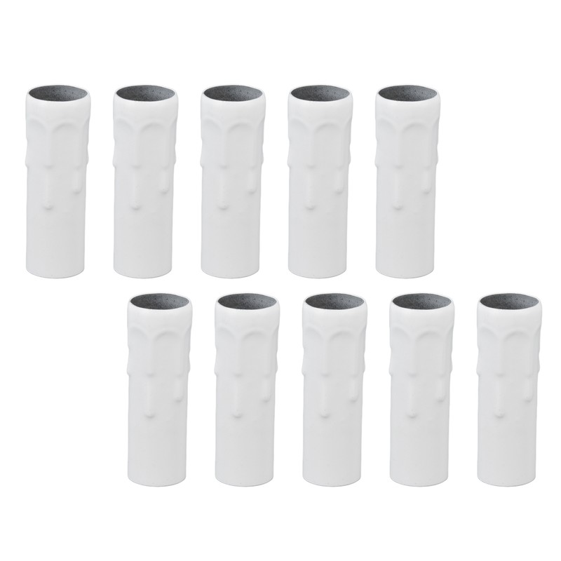 10Pcs E14 Metal Tube for Candle Lamp Holder Lamp Base