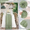 6 Pack 10FT Cheesecloth Table Runner 20 x 120 inch