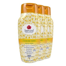 Benzal Wash Jabón Íntimo Femenino Esencias Suaves Shampoo Mujer Flor Jazmín Paquete 240ml