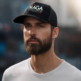 MAGA My Ass Got Arrested Trucker Hat Mesh Cap Embroidered Snapback (Neon Pink)