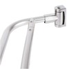 JS Jackson Supplies Double Curved Shower Rod, Metal Construction, Adjustable