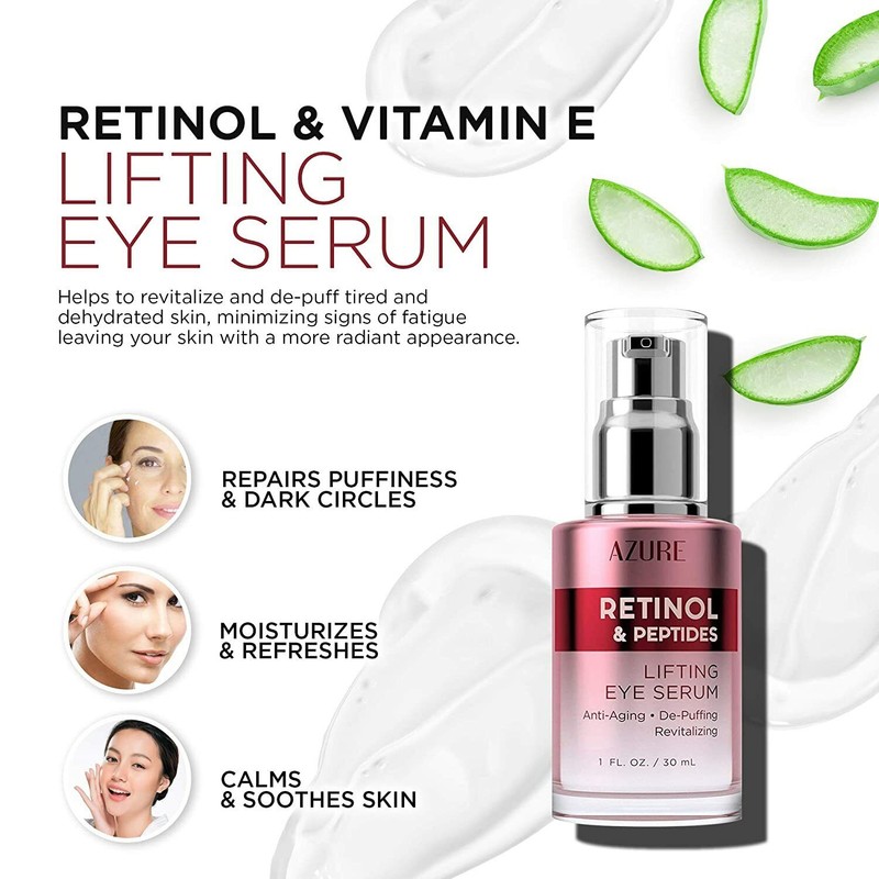 AZURE Retinol & Vitamin E Lifting Eye Serum - Anti-Aging