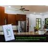 Dysmio Ceiling Fan and Light Wall Control Ceiling Fan Remote