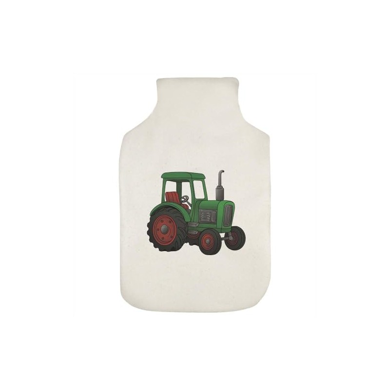 'Green Tractor' Hot Water Bottle Cover (HW00039455)