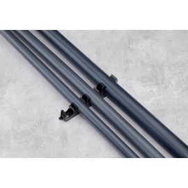 SOMA Pipe Clip Plastic Black 20 mm Pack of 100 Clamp Pipe Clamp UV Resistant