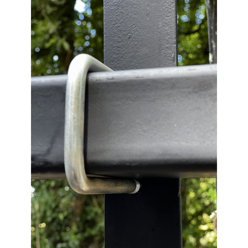U Bolt Square M8 Thread 60mm Inner Width x 100mm