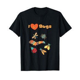 I Love Bugs Insect Bug Collecting design for Collectors Kids T-Shirt