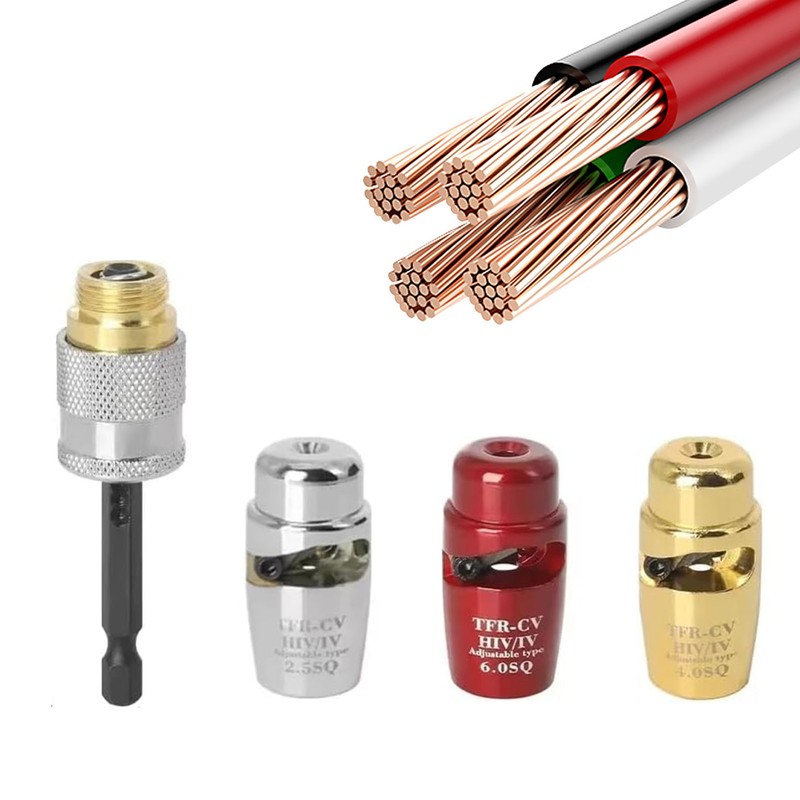 Cable Twisting Stripping Tool High Efficiency 10 to 33mm Length