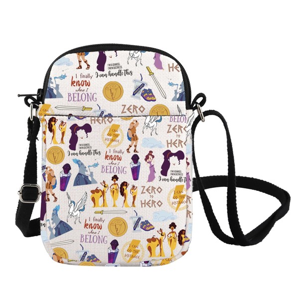 Hercules Merch Cossbody Bag Greek Mythology Fans Gift Zero To