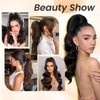 Claw Clip in Ponytail Hair Extension Synthetic Hair Extensions Hairpiece