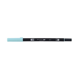 Tombow - ABT Dual Brush | Dual Tip Watercolor Marker for Professional Drawing, Lettering, Sleeve, Sketching and Watercolor - Aqua 401