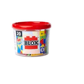 Simba Blox 20 Plates with 32 Nubs, Building Plate for Children from 3 Years, 4 Colours, High Quality, Clamping Blocks, Building Blocks, Fully Compatible with Many Other Manufacturers